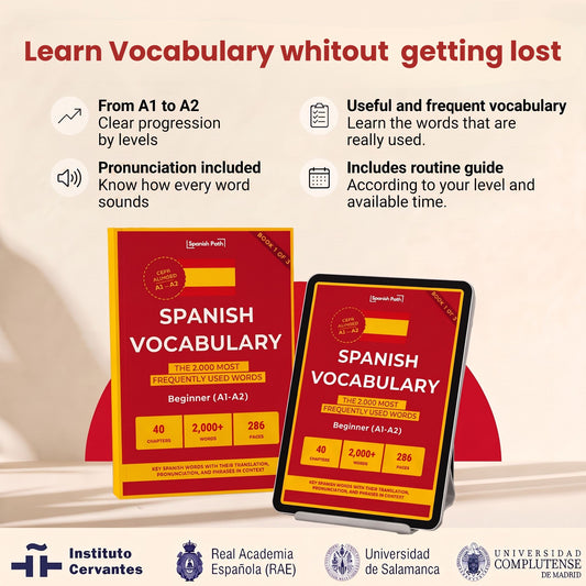 Spanish Vocabulary — Beginner (A1-A2)