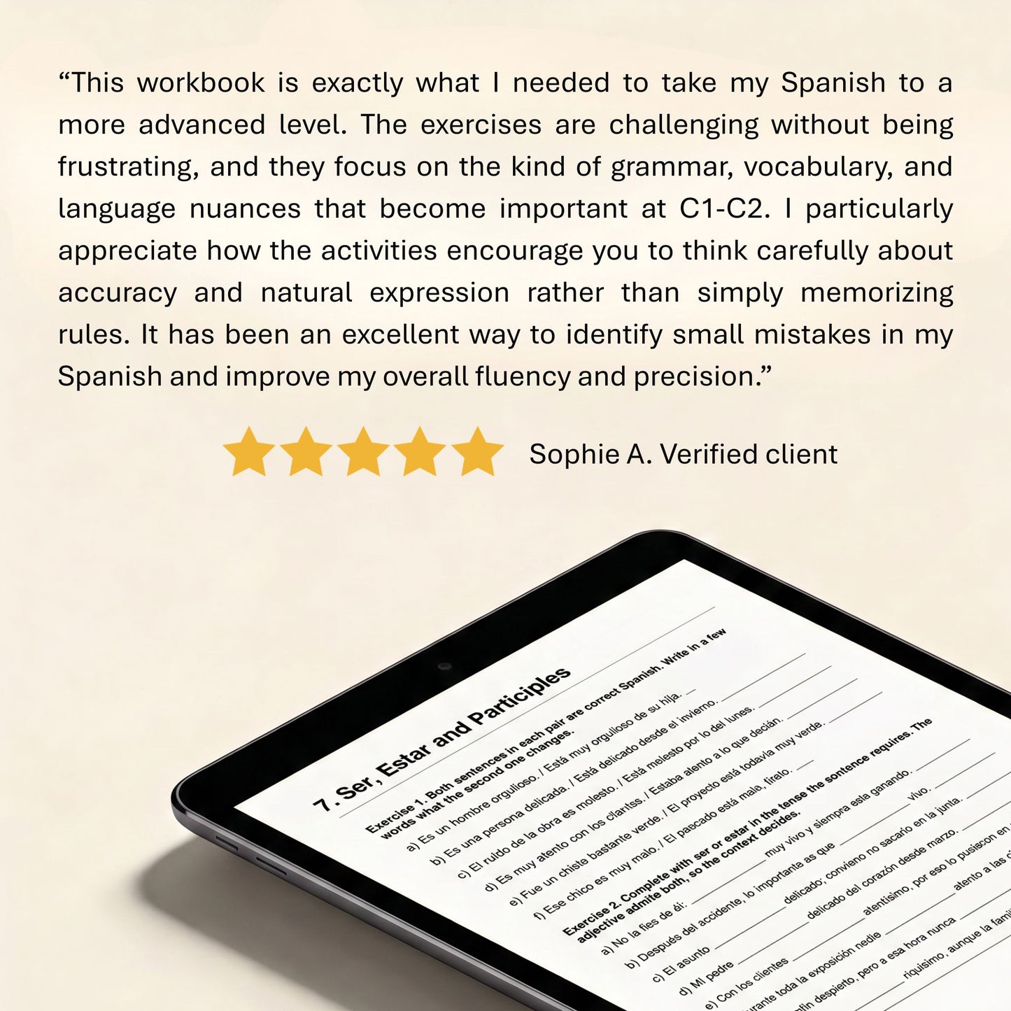 Spanish Workbook — Advanced (C1-C2)