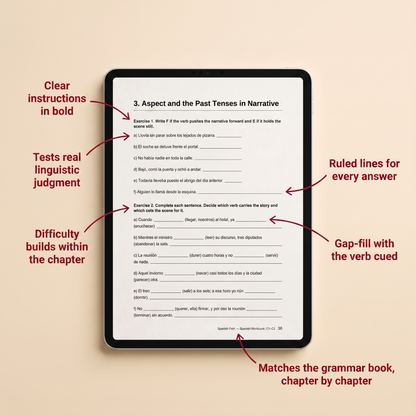 Spanish Workbook — Advanced (C1-C2)