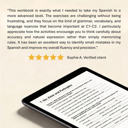 Spanish Workbook — Advanced (C1-C2)